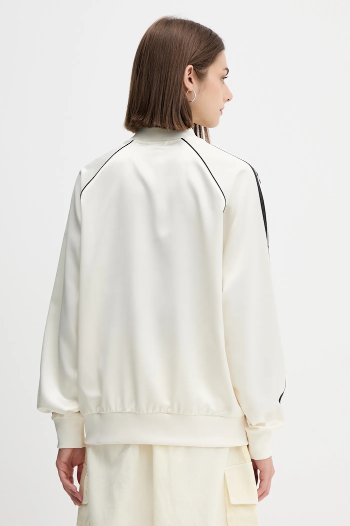 Oblečenie Mikina adidas Originals Sst Satin Tt KH1567 béžová