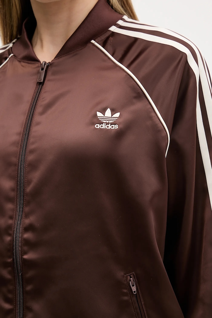 adidas Originals bluza Sst Satin Tt KH1568 brązowy