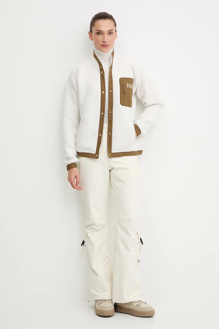 Fleecová mikina Helly Hansen IMPERIAL 63372 biela AW25