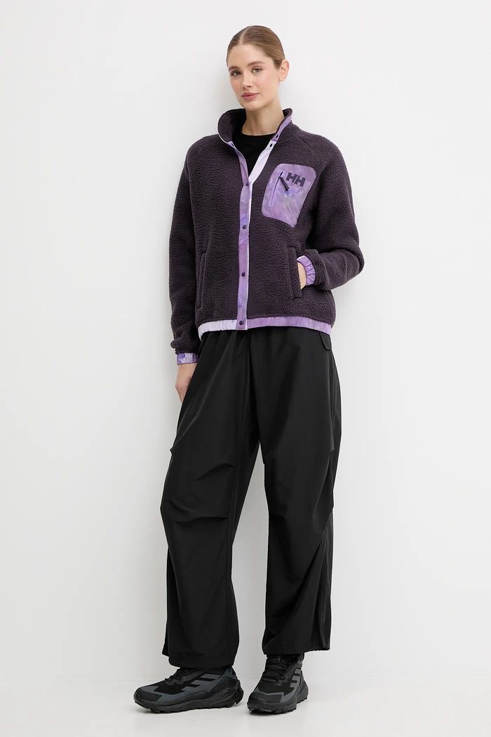 Fleecová mikina Helly Hansen IMPERIAL 63372 fialová AW25