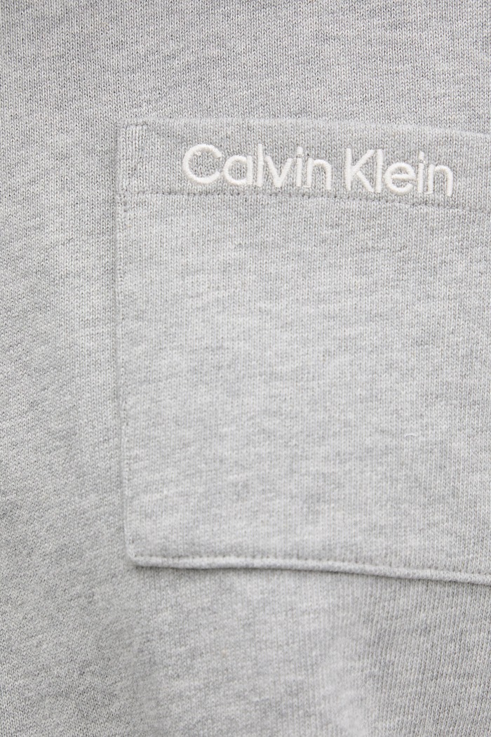 Calvin Klein Underwear mikina loungwear dámska bavlnená LV00QS7516 sivá