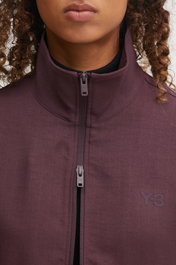 Y-3 bluza 3-Stripes Track Top fioletowy KA9491