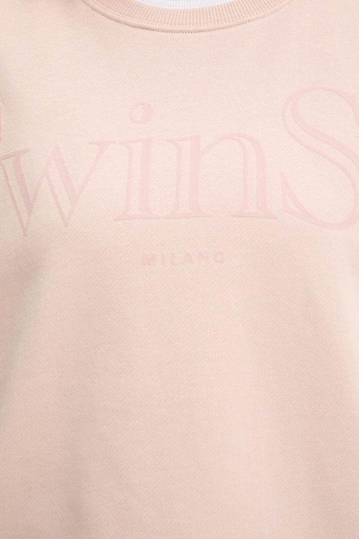 Twinset pamut melegítőfelső 252TT2330 narancssárga