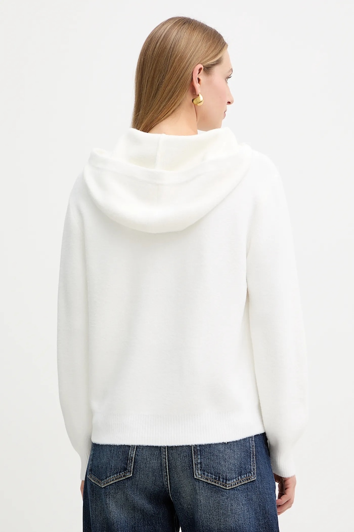 Odzież Twinset sweter z domieszką wełny 252LL3EAA biały