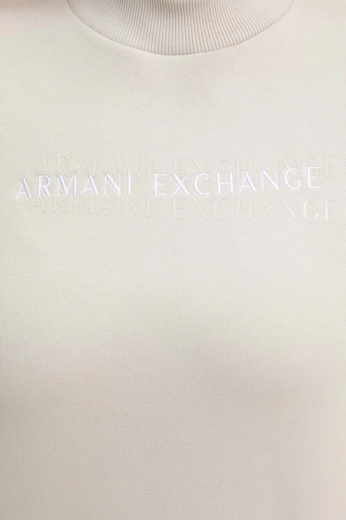 Bombažen pulover Armani Exchange XW000787.AF16141 bež