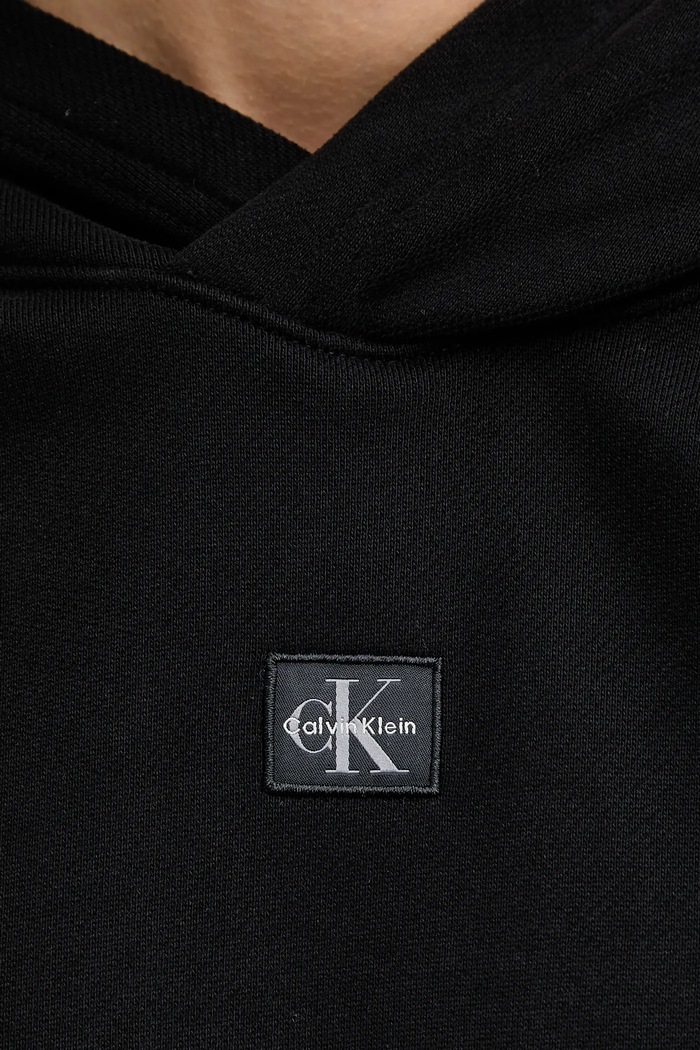 Памучен суичър Calvin Klein Jeans LV047D232G черен