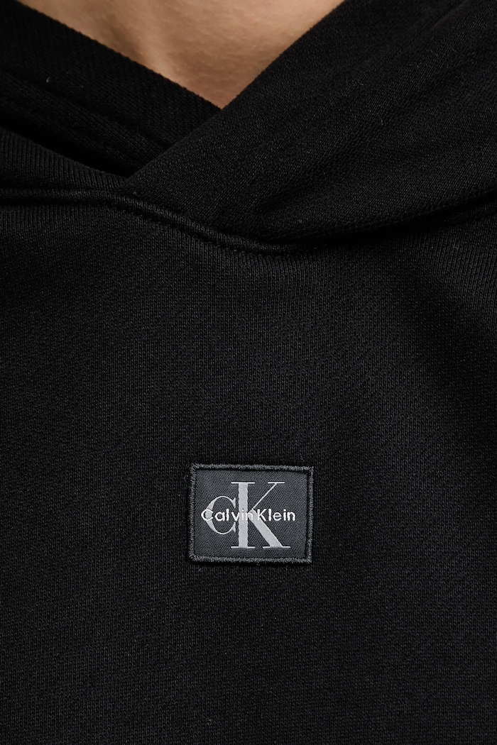 Памучен суичър Calvin Klein Jeans LV047D232G черен