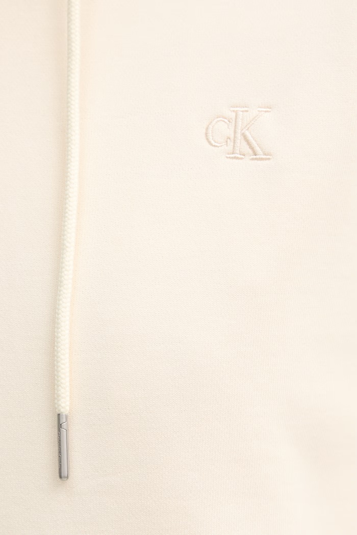 Calvin Klein Jeans mikina s kapucňou dámska bavlnená LV047C224G béžová