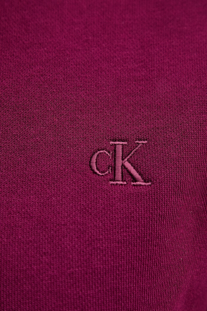 Calvin Klein Jeans mikina s kapucňou dámska bavlnená LV047C224G fialová