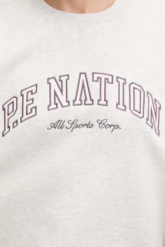 P.E Nation pamut melegítőfelső Heritage 253F115 szürke