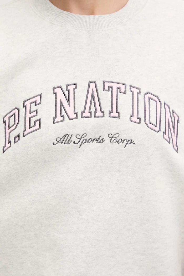 P.E Nation pamut melegítőfelső Heritage 253F115 szürke