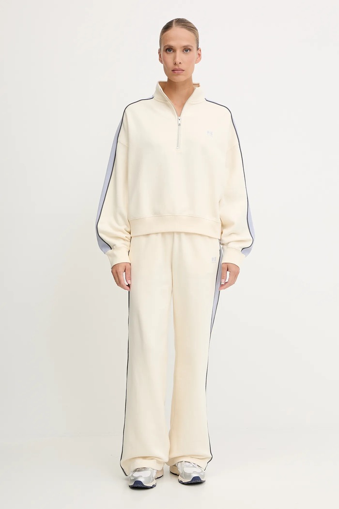 Хлопковая кофта P.E Nation Align 253F171 бежевый AW25