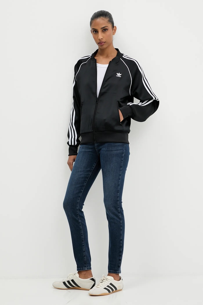adidas Originals bluza SST SATIN JZ6733 czarny AW25