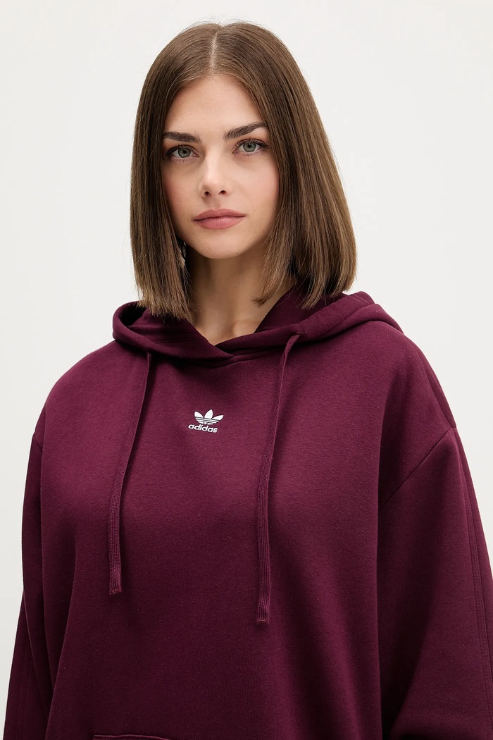 adidas Originals bluza Os Hoodie Fl bordowy KW1900