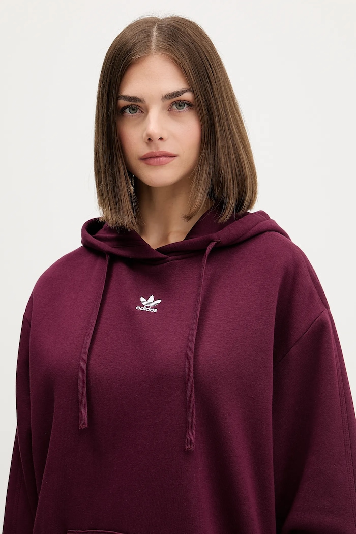 adidas Originals bluza Os Hoodie Fl bordowy KW1900