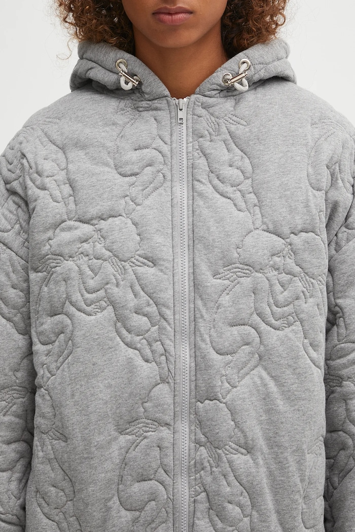 Куртка Fiorucci Kissing Angels Quilted серый W02FPSHO092CJ05GY01