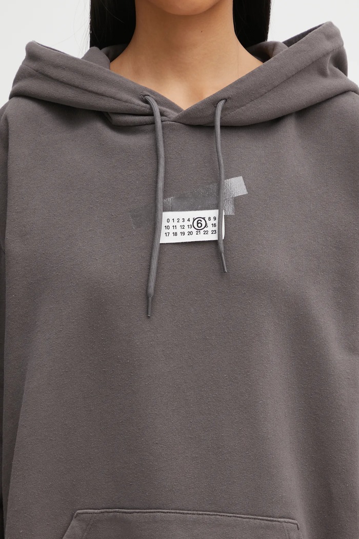 Βαμβακερή μπλούζα MM6 Maison Margiela γκρί S62GU0142.M25024.810