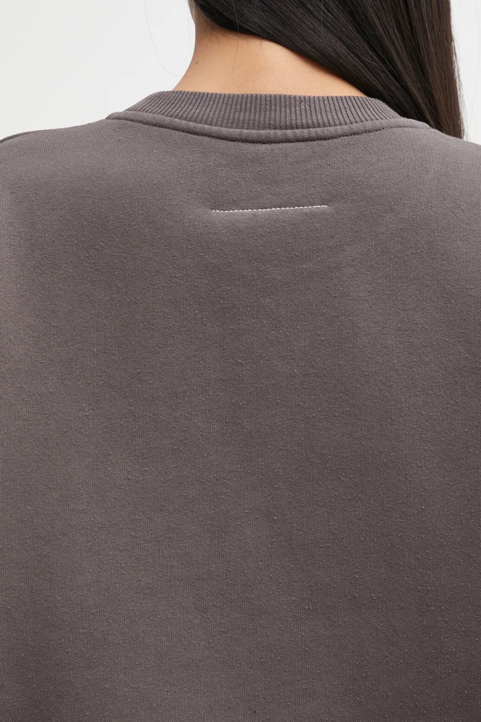 Хлопковая кофта MM6 Maison Margiela серый S62GU0143.M25024.810