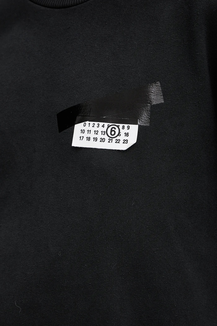 MM6 Maison Margiela bluza bawełniana S62GU0143.M25024.899 czarny