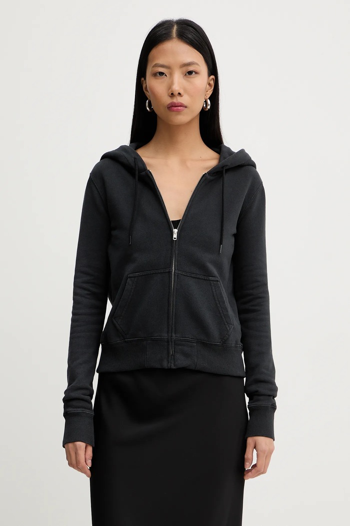 MM6 Maison Margiela bluză uni negru S62HG0030.M25024.899
