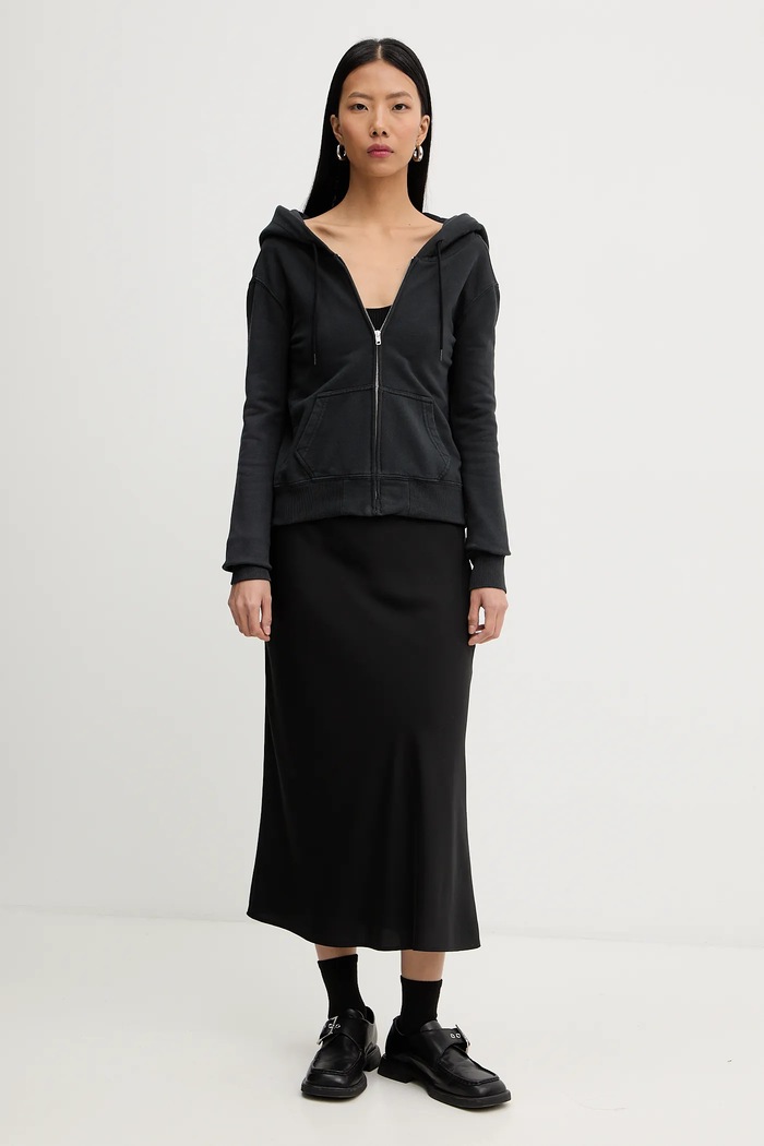 MM6 Maison Margiela bluză S62HG0030.M25024.899 negru AW25