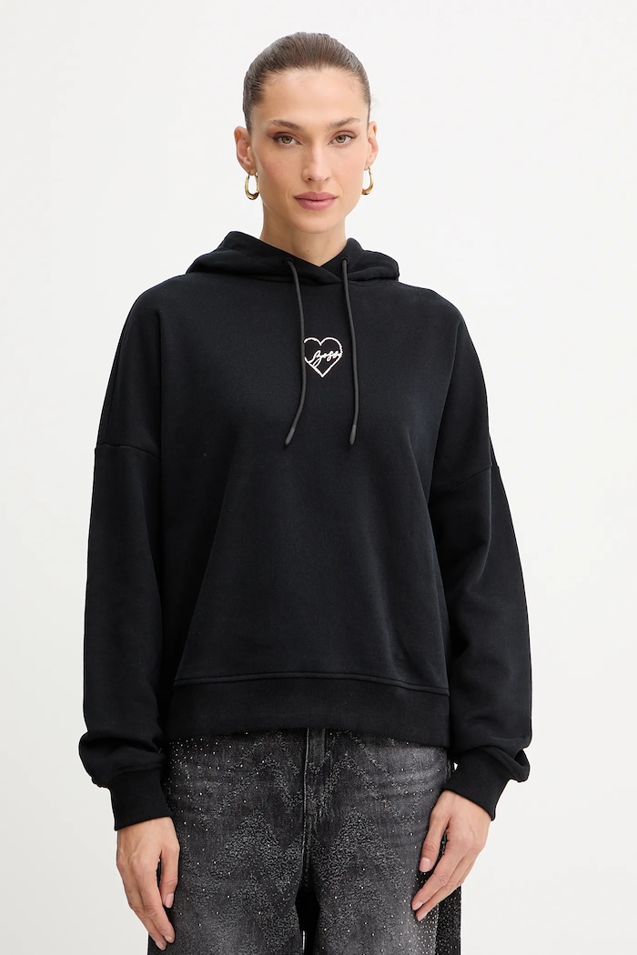 Бавовняна кофта BOSS Orange C_Ehoody1 бавовна чорний 50551429