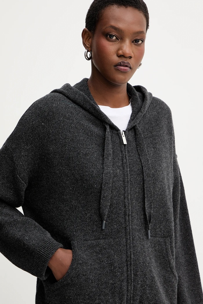 Marella bluza wełniana szary 2523906015200