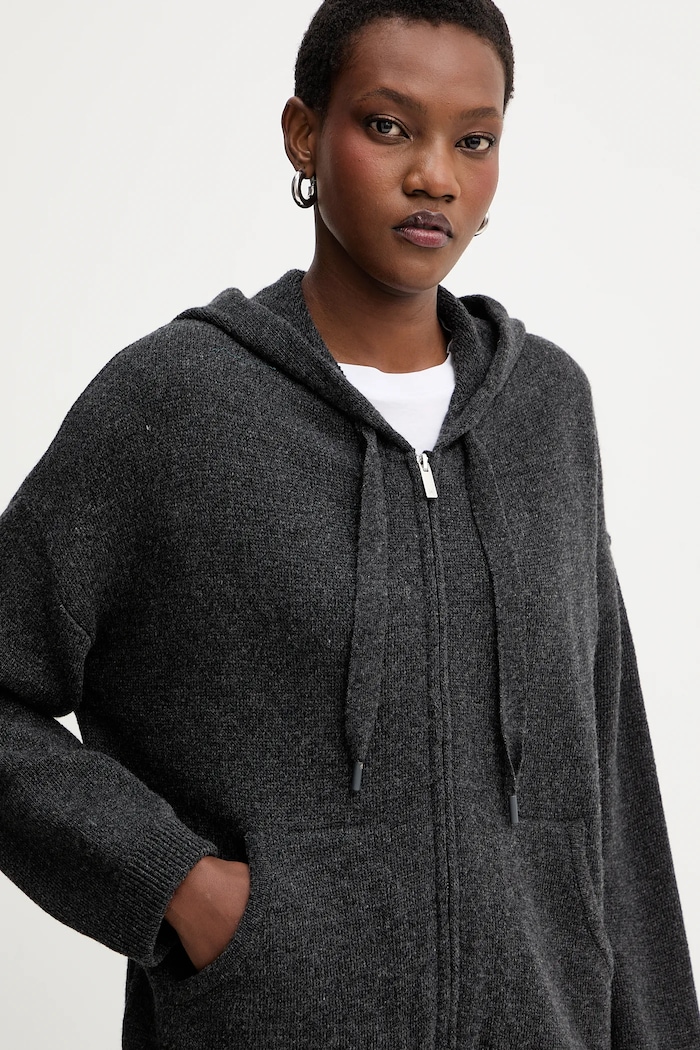 Marella bluza wełniana szary 2523906015200