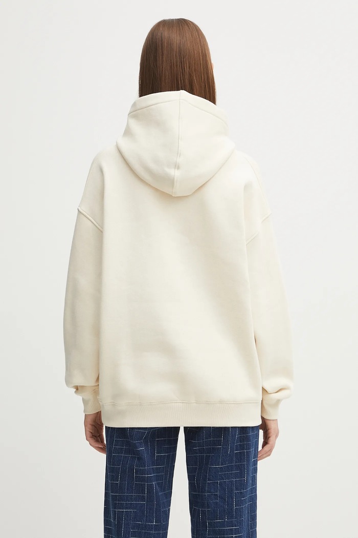 Odzież Kenzo bluza bawełniana Gots Oversize With Boke Pin FF62HO4524MB beżowy