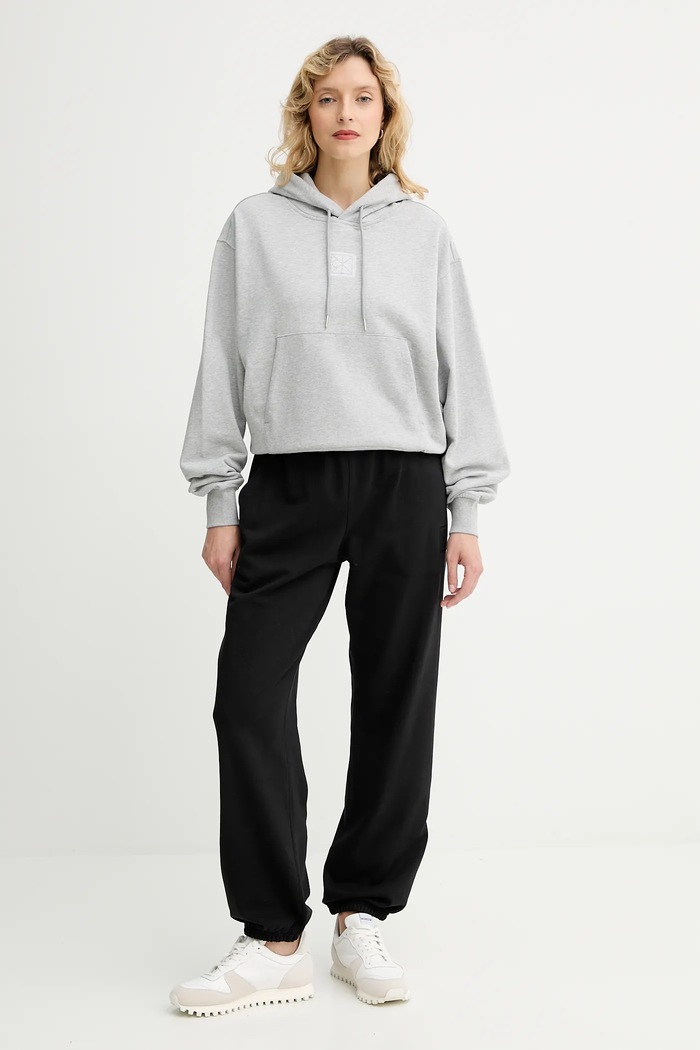 Mikina Calvin Klein LV044D204G sivá AW25