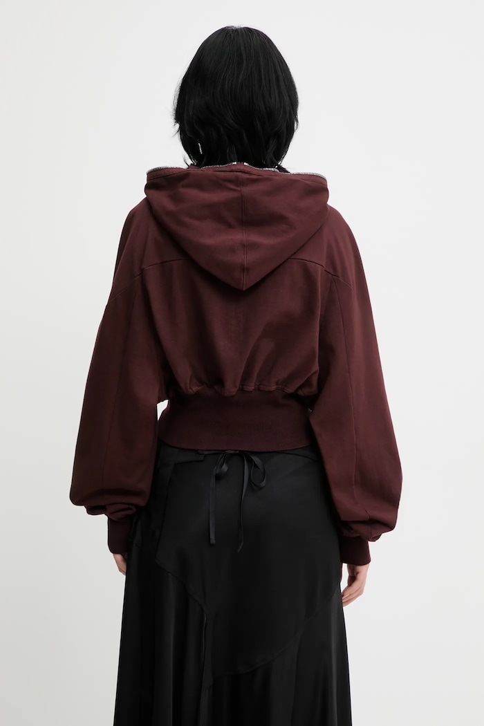 Odjeća Rick Owens DRKSHDW Pamučna dukserica Rick Owens DRKSHDW Collage Gimp DS02E7233.RIG smeđa