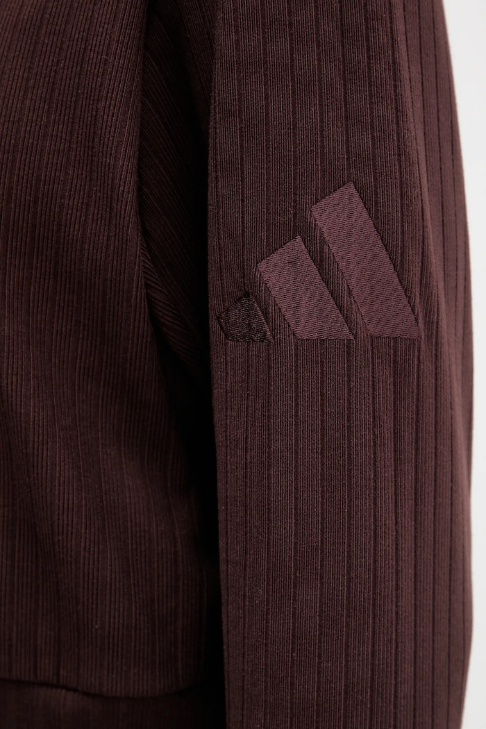 Mikina adidas All Szn Winterized JM5947 hnedá