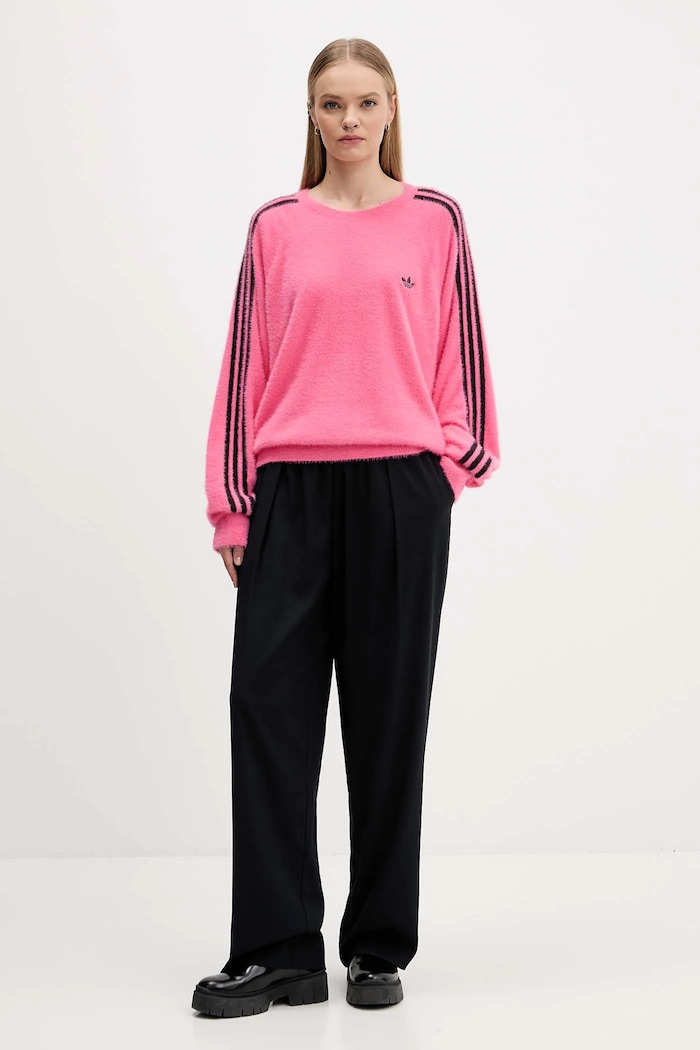 adidas Originals maglione Holiday JX7811 rosa AW25