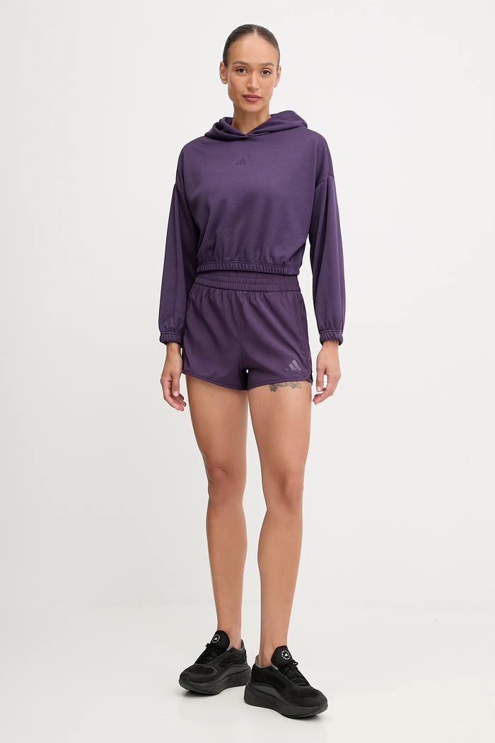 adidas Performance bluza treningowa Cover-up JY2667 fioletowy AW25