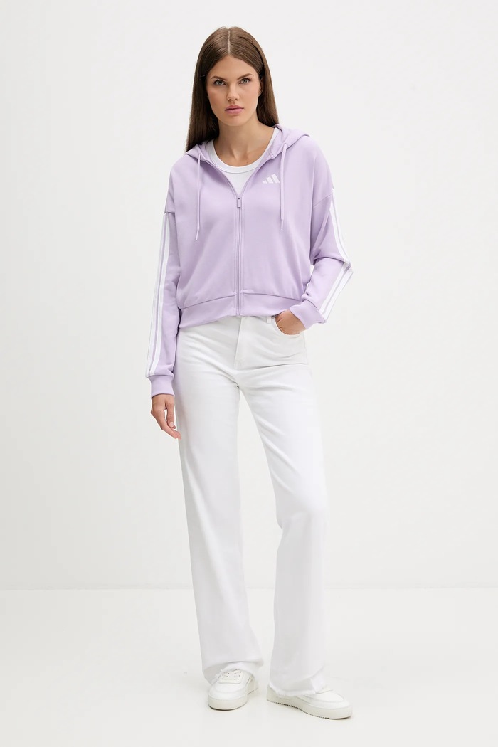 Μπλούζα adidas Essentials JY3135 μωβ AW25