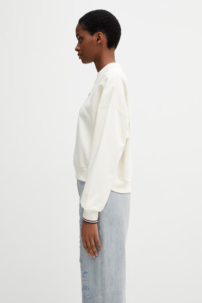 Fred Perry sweatshirt cotton Women's G1148 beige SS26