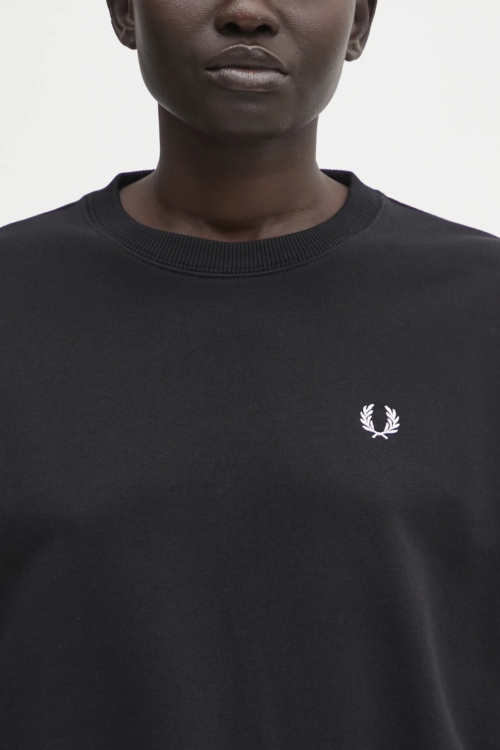 Fred Perry bluza bawełniana damska czarny G1148