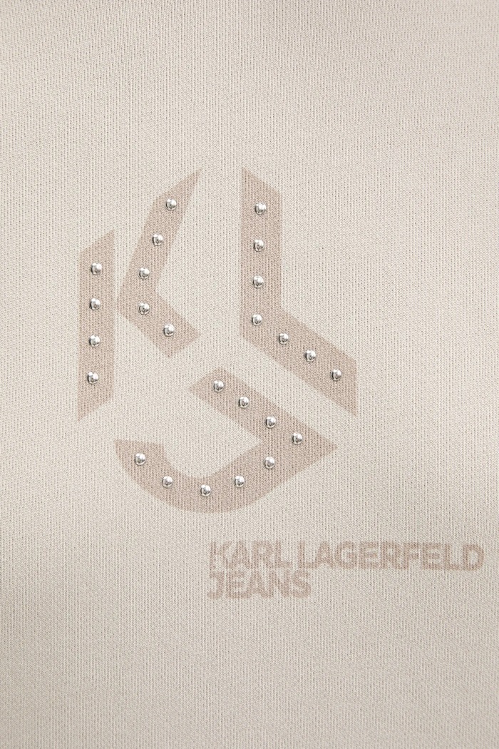 Karl Lagerfeld Jeans hanorac de bumbac A4W20004 bej