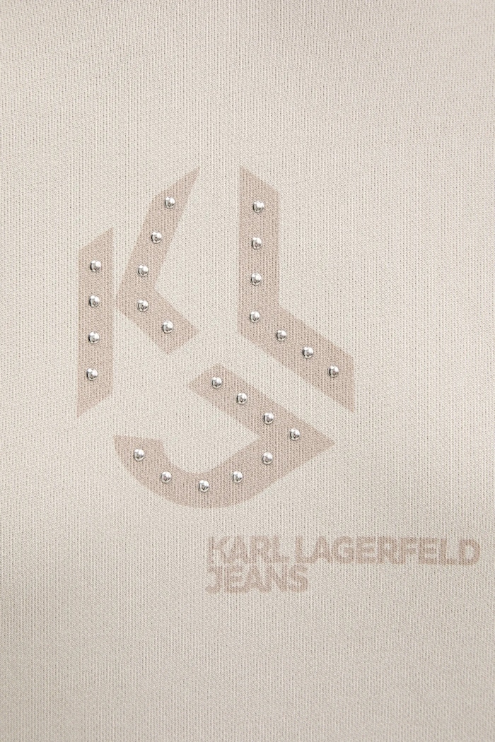 Karl Lagerfeld Jeans hanorac de bumbac A4W20004 bej