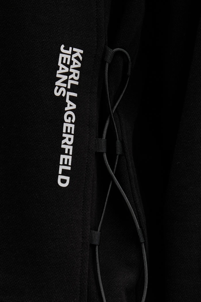 Karl Lagerfeld Jeans hanorac de bumbac A4W20005 negru