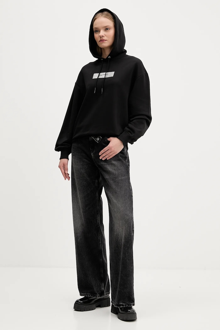 Karl Lagerfeld Jeans bluza bawełniana A4W20013 czarny AW25