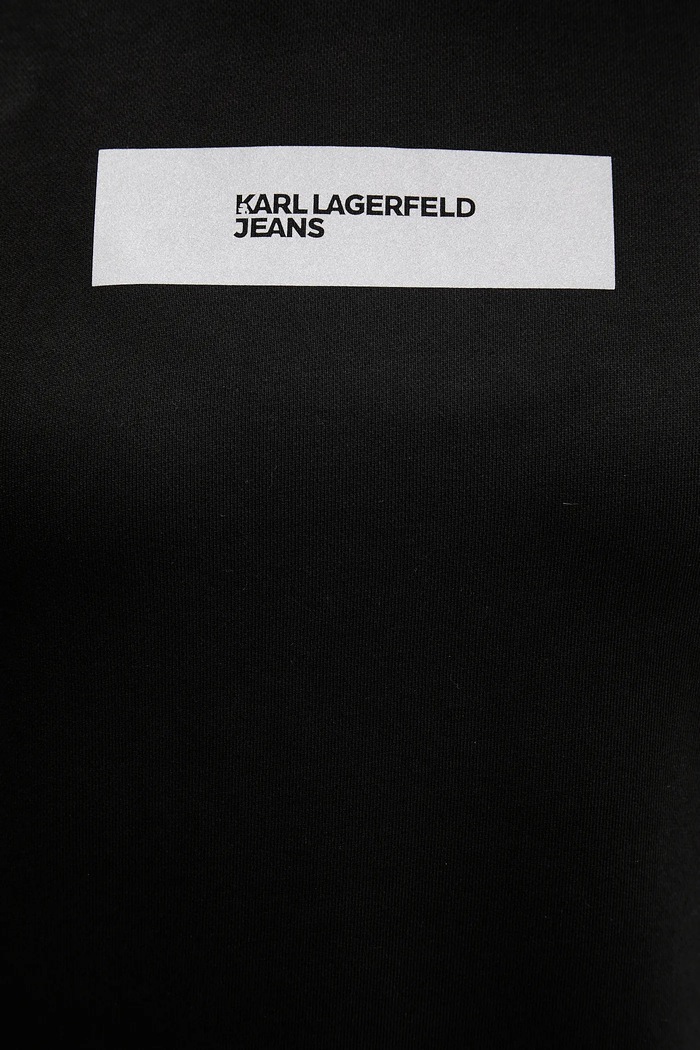 Karl Lagerfeld Jeans bluza bawełniana A4W20013 czarny
