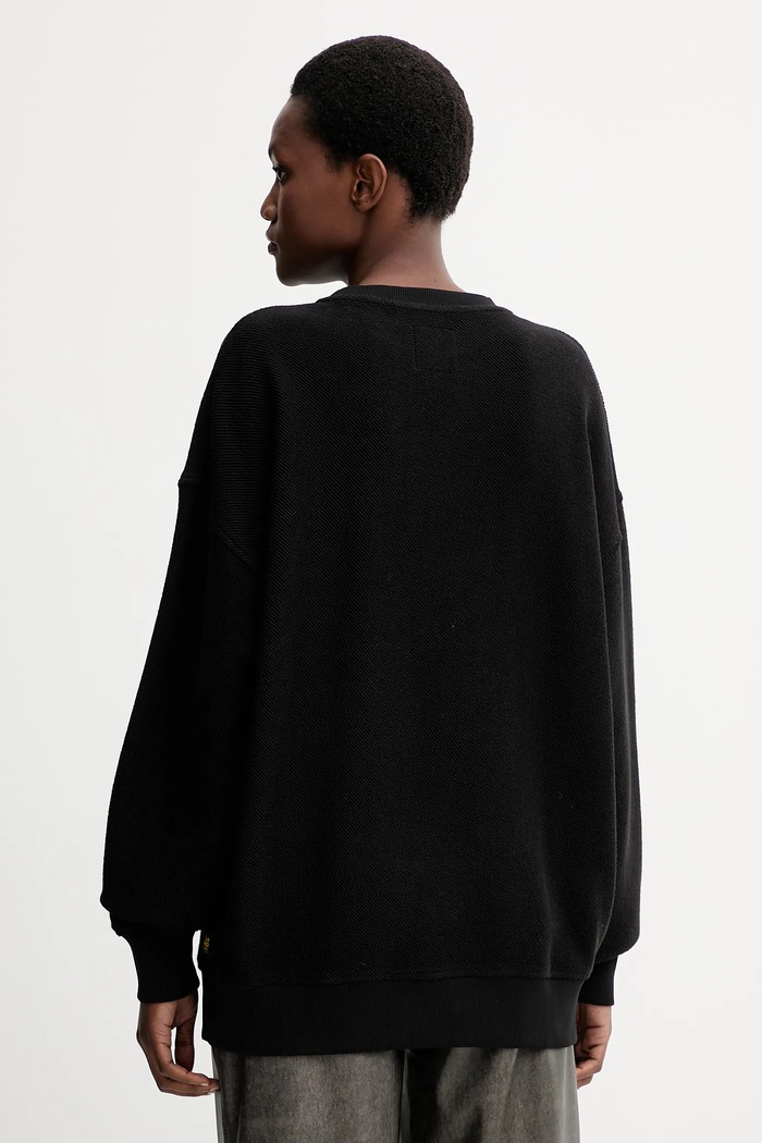 Одяг Бавовняна кофта G-Star 0 Oversized pkt D27733.E312 чорний