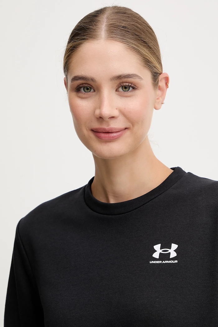 Under Armour felső Rival Terry 1389659 fekete