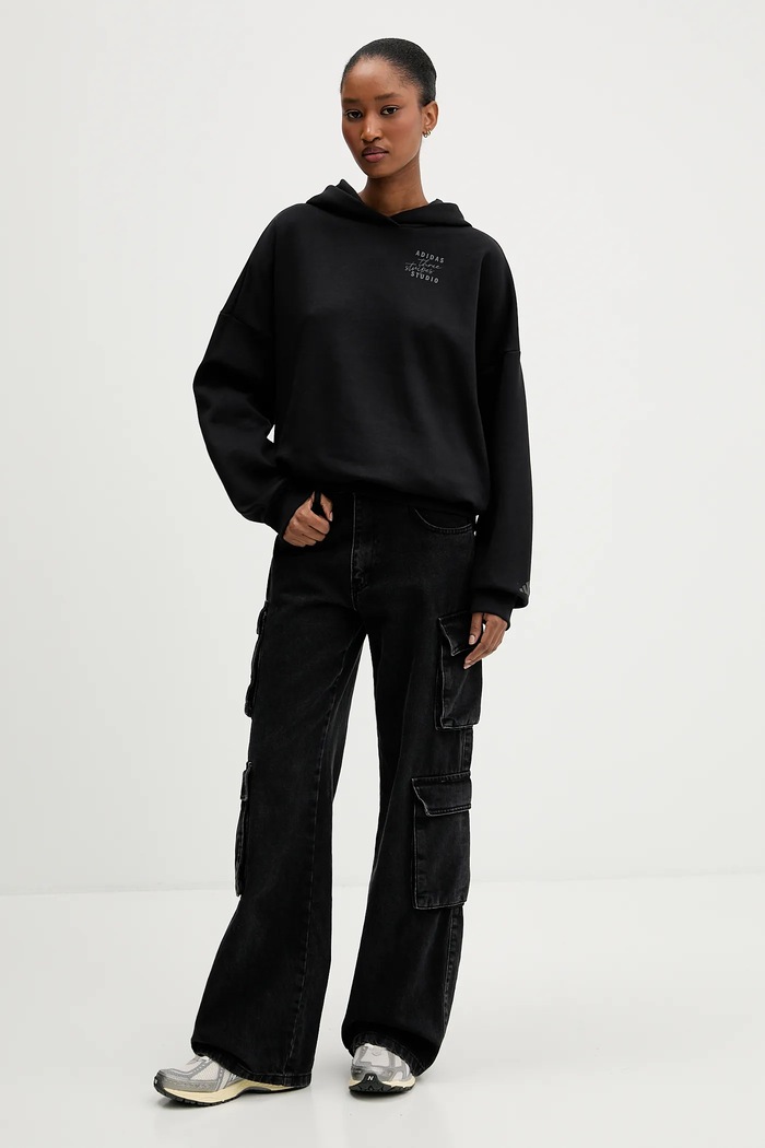 Mikina adidas KT0878 čierna AW25