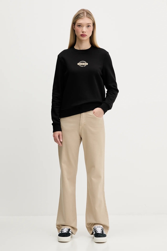 Mikina Guess Jeans W5BQ07.KC811 černá AW25