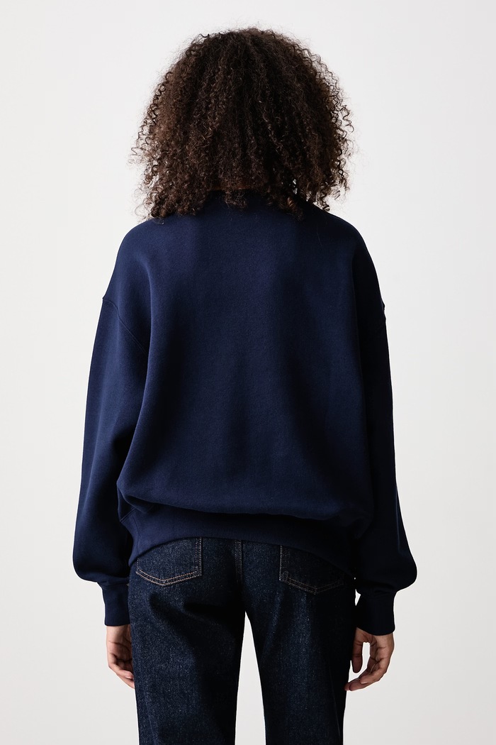 Oblačila Polo Ralph Lauren Pulover ženski z bombažem 211978306 mornarsko modra