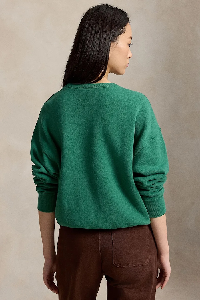 Polo Ralph Lauren bluza damska z bawełną 211978306 zielony SS26