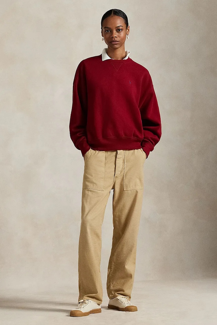 Oblečení Mikina Polo Ralph Lauren 211978306 burgundské