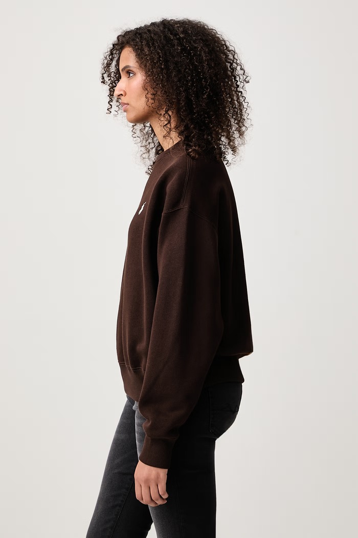 Bluza damska z bawełną Polo Ralph Lauren 211978306 brązowy